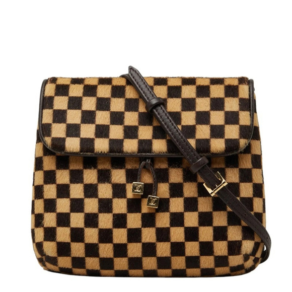 LOUIS VUITTON Handbags - Louis Vuitton Damier Sauvage Gazelle Pochette Crossbody Shoulder Bag M92130 B...